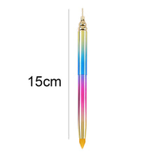 Load image into Gallery viewer, Gradient Rotary Point Drill Pen 5D DIY Diamond Painting Tool with Clay Tips