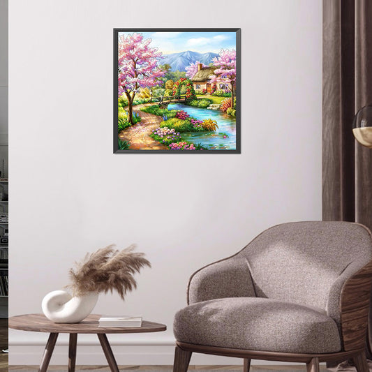 Diamond Painting - Full Round - Peach Garden (30*30CM)