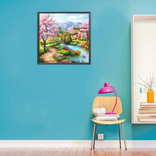 Load image into Gallery viewer, Diamond Painting - Full Round - Peach Garden (30*30CM)