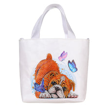 Load image into Gallery viewer, 5D Diamond Painting Handbag DIY Canvas Shopping Storage Bag Foldable Tote