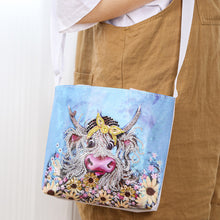 Load image into Gallery viewer, 5D Diamond Painting Handbag DIY Canvas Shopping Storage Bag Foldable Tote