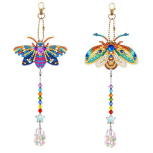 Load image into Gallery viewer, 2pcs 5D Diamond Painting Beetle Pendant Bag Keychain Jewelry Gift (SMDZ203)