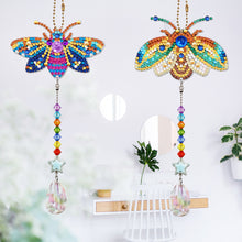 Load image into Gallery viewer, 2pcs 5D Diamond Painting Beetle Pendant Bag Keychain Jewelry Gift (SMDZ203)