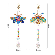 Load image into Gallery viewer, 2pcs 5D Diamond Painting Beetle Pendant Bag Keychain Jewelry Gift (SMDZ203)