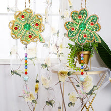 Load image into Gallery viewer, 2pcs 5D Diamond Painting Heart Mandala Pendant Keychain Jewelry (SMDZ204)