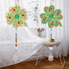 Load image into Gallery viewer, 2pcs 5D Diamond Painting Heart Mandala Pendant Keychain Jewelry (SMDZ204)