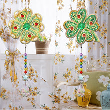 Load image into Gallery viewer, 2pcs 5D Diamond Painting Heart Mandala Pendant Keychain Jewelry (SMDZ204)