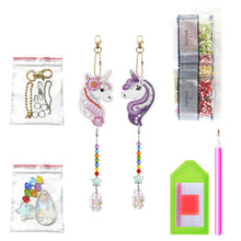 Load image into Gallery viewer, 2pcs 5D Diamond Painting Horse Pendant Bag Keychain Jewelry Gift (SMDZ205)