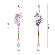 Load image into Gallery viewer, 2pcs 5D Diamond Painting Horse Pendant Bag Keychain Jewelry Gift (SMDZ205)