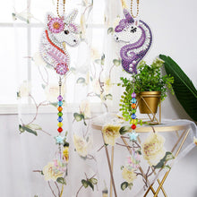 Load image into Gallery viewer, 2pcs 5D Diamond Painting Horse Pendant Bag Keychain Jewelry Gift (SMDZ205)
