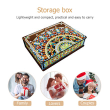 Load image into Gallery viewer, Mandala Diamond Painting Jewelry Storage Box DIY Special Shaped Drill Case