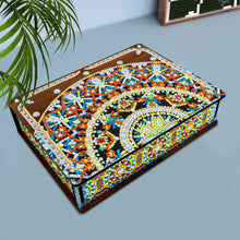 Load image into Gallery viewer, Mandala Diamond Painting Jewelry Storage Box DIY Special Shaped Drill Case
