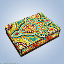 Load image into Gallery viewer, Mandala Diamond Painting Jewelry Storage Box DIY Special Shaped Drill Case