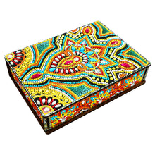 Load image into Gallery viewer, Mandala Diamond Painting Jewelry Storage Box DIY Special Shaped Drill Case