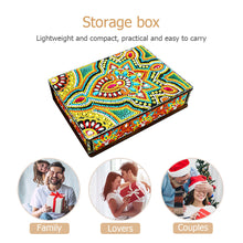 Load image into Gallery viewer, Mandala Diamond Painting Jewelry Storage Box DIY Special Shaped Drill Case
