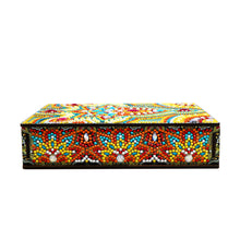 Load image into Gallery viewer, Mandala Diamond Painting Jewelry Storage Box DIY Special Shaped Drill Case