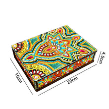 Load image into Gallery viewer, Mandala Diamond Painting Jewelry Storage Box DIY Special Shaped Drill Case