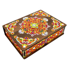 Load image into Gallery viewer, Mandala Diamond Painting Jewelry Storage Box DIY Special Shaped Drill Case