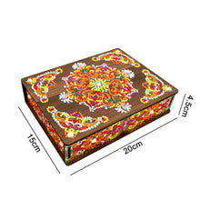 Load image into Gallery viewer, Mandala Diamond Painting Jewelry Storage Box DIY Special Shaped Drill Case
