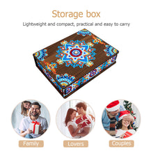 Load image into Gallery viewer, Mandala Diamond Painting Jewelry Storage Box DIY Special Shaped Drill Case