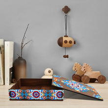 Load image into Gallery viewer, Mandala Diamond Painting Jewelry Storage Box DIY Special Shaped Drill Case