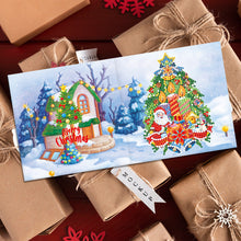 Load image into Gallery viewer, 8pcs DIY Diamond Painting Greeting Cards Christmas Postcards (HKDZ09)