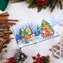 Load image into Gallery viewer, 8pcs DIY Diamond Painting Greeting Cards Christmas Postcards (HKDZ09)