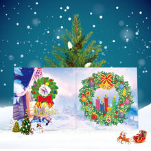 Load image into Gallery viewer, 8pcs DIY Diamond Painting Greeting Cards Christmas Postcards (HKDZ09)