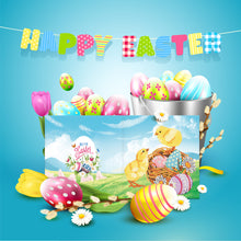 Load image into Gallery viewer, 8pcs DIY Diamond Painting Greeting Cards Easter Mosaic Postcards (HKDZ16)
