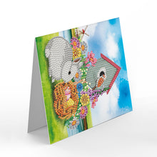 Load image into Gallery viewer, 8pcs DIY Diamond Painting Greeting Cards Easter Mosaic Postcards (HKDZ16)