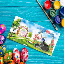 Load image into Gallery viewer, 8pcs DIY Diamond Painting Greeting Cards Easter Mosaic Postcards (HKDZ16)