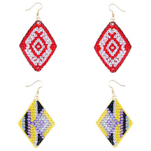 Load image into Gallery viewer, 5D DIY Diamond Painting Earrings Kit Irregular Double-sided Drill (RZ022)
