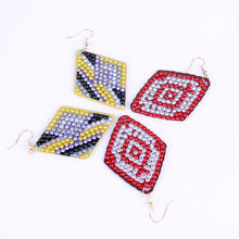 Load image into Gallery viewer, 5D DIY Diamond Painting Earrings Kit Irregular Double-sided Drill (RZ022)