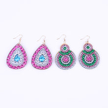 Load image into Gallery viewer, 5D DIY Diamond Painting Earrings Kit Irregular Double-sided Drill (RZ024)