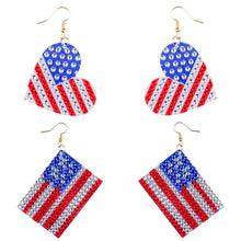 Load image into Gallery viewer, 5D DIY Diamond Painting Earrings Kit Irregular Double-sided Drill (RZ027)