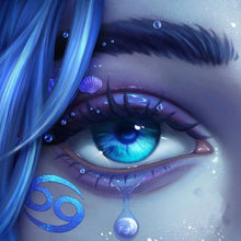 Load image into Gallery viewer, Diamond Painting - Full Round - bright eye makeup (30*30CM)