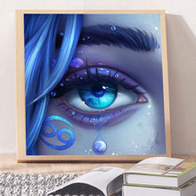 Load image into Gallery viewer, Diamond Painting - Full Round - bright eye makeup (30*30CM)