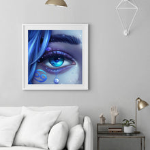 Load image into Gallery viewer, Diamond Painting - Full Round - bright eye makeup (30*30CM)