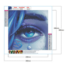 Load image into Gallery viewer, Diamond Painting - Full Round - bright eye makeup (30*30CM)