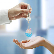 Load image into Gallery viewer, 5pcs/set DIY Diamond Painting Keychain Pet Dog Car Hanging Pendant (AA1050)