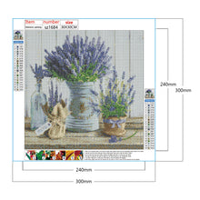 Load image into Gallery viewer, Diamond Painting - Full Round - Lavender (30*30CM)