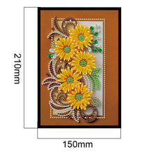 Load image into Gallery viewer, Special Shaped Diamond Painting 50 Pages A5 Notebook DIY Sketchbook (BJ034)