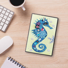 Load image into Gallery viewer, Special Shaped Diamond Painting 50 Pages A5 Notebook DIY Sketchbook (BJ037)