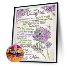 Load image into Gallery viewer, Diamond Painting - Partial Special Shaped - English letter (30*40cm)