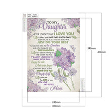 Load image into Gallery viewer, Diamond Painting - Partial Special Shaped - English letter (30*40cm)