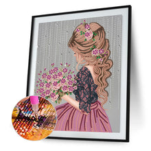 Load image into Gallery viewer, Diamond Painting - Partial Special Shaped - girl (30*40CM)
