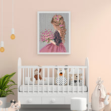 Load image into Gallery viewer, Diamond Painting - Partial Special Shaped - girl (30*40CM)
