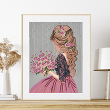 Load image into Gallery viewer, Diamond Painting - Partial Special Shaped - girl (30*40CM)