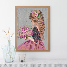 Load image into Gallery viewer, Diamond Painting - Partial Special Shaped - girl (30*40CM)