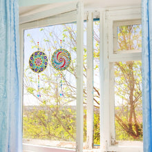 Load image into Gallery viewer, Crystal Light Catcher Diamond Painting Pendant Rainbow Chaser DIY Hanging